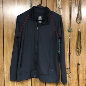 Dark gray athletic jacket